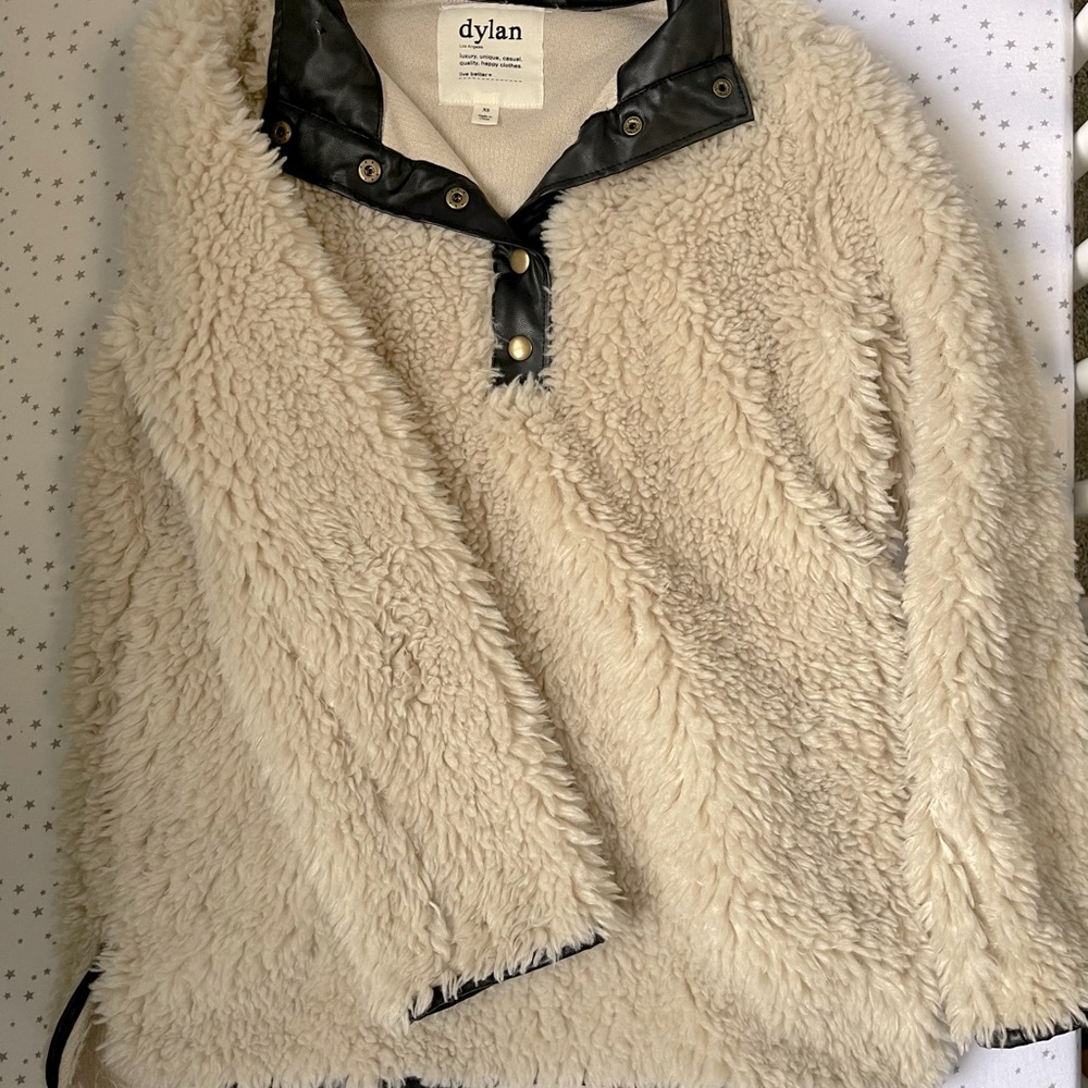 Dylan Faux Fur Sweater